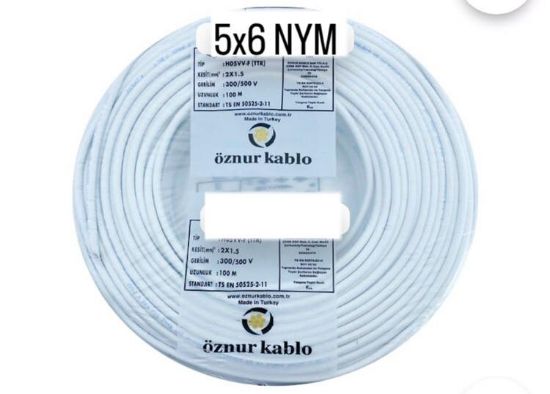 Öznur 5x6 NYM Kablo