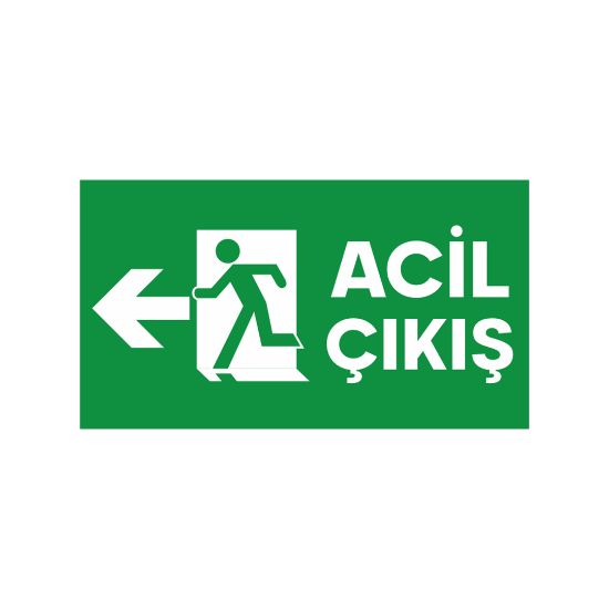 Far Acil Çıkış Acil Yönlendirme (Sola)