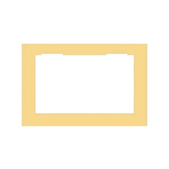 Audio 10.1" Sıva Altı Diafon Çerçevesi (Alüminyum-Gold)